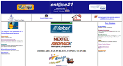 Desktop Screenshot of enlace21.com